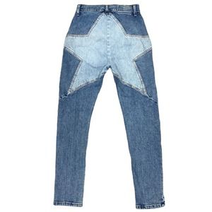 Revice Denim Star Skinny Jeans Sz 27"/4  High Rise Light Medium Wash Faded USA